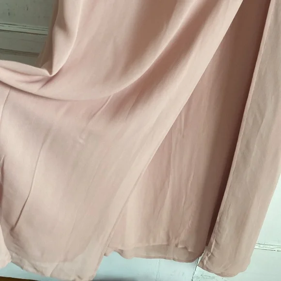 NWT REFORMATION Evelyn One Shoulder Dress Blush Pink 8 - Picture 6 of 8